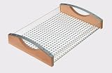 EMSA SCANDIC Tablett, eckig, 50 x 35 cm Buche/Alu