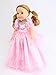 Pink Sparkle Princess Dress with Gloves-Fits 14