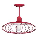 Review Westinghouse 64777 / Westinghouse 64777 Garage Lighting One-Light Rally Adjustable Pendant Fixture, Racing Red