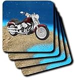 Coaster Picturing Picturing Harley Davidson Motorcycle