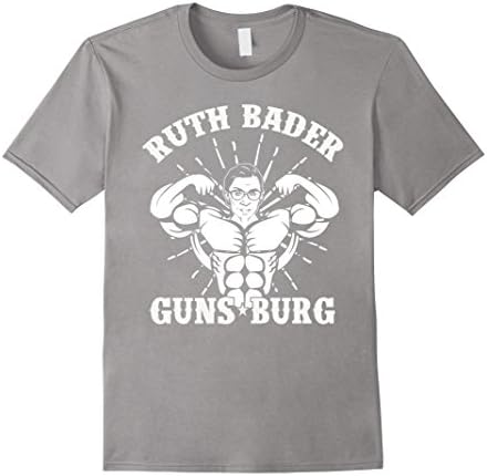 Men's Ruth Bader Guns-Burg T-Shirt Medium Slate