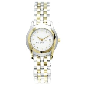 Click here to buy Gucci WoMens 5505 Two-Tone Watch #YA055520 by Gucci.