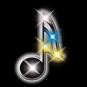 Flashing Music Notes