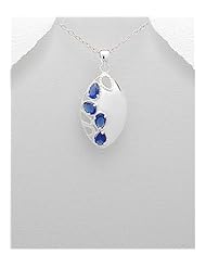 CZ Pendant Necklace In 92.5 Sterling Silver