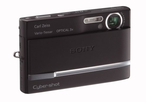 Sony Cyber shot DSC T9B   Digital camera   6.0 Mpix   optical zoom 3 x   supported memory MS Duo  MS PRO Duo   black