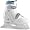 Lake Placid Girl's Glider GT500 Adjustable Figure Ice Skates - White/Blue (Medium (2-4))