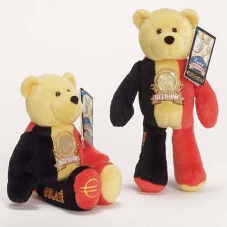 Limited Treasures Belgium BelgiÃƒÂ« Euro Coin Bear by Limited Treasures