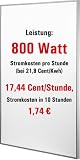 R�mer Infrarotheizung 60 x 120 xm , 800 Watt