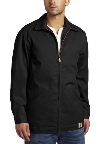 Good Review !! for Carhartt Men's Twill Work Jacket, Black, Large