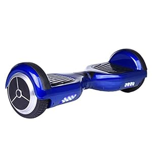 EROVER Two Wheels Smart Self Balancing Scooters Electric Drifting Board Personal Adult Transporter with LED Light (Bluesky)