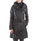 Khujo Damen Mantel antha II, black, Gr. S