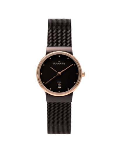 Skagen Damenarmbanduhr Slimline Stahl 355SDDR