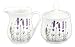 Ashdene I Love Lavender Bone China Sugar Bowl and Creamer Set in Gift Box