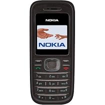 Nokia 1208 Sim Free Mobile Phone - Black