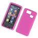 LG Versa VX9600 Verizon Rubber Protector Silicone Skin Case Soft Cover Hot Pink