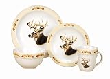 River's Edge 16-Piece Dinnerware Set (Deer) by River's Edge