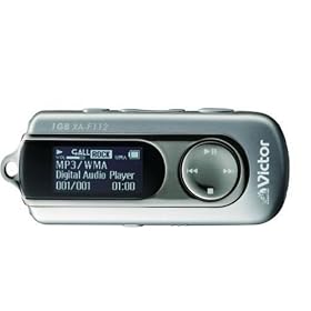 Victor �Alneo� 1GB �f�W�^���I�[�f�B�I�v���[���[ �mXA-F112-S�n (�v���`�i�V���o�[)