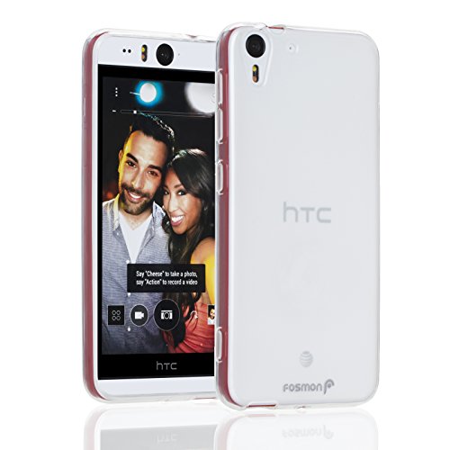 HTC Desire EYE Case - Fosmon [DURA FROST] Smooth Durable & Flexible SLIM-Fit Cover for HTC Desire EYE (Clear)