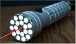 MULTI-FUNCTION 18 LED ULTRA BRIGHT TORCH FLASHLIGHT with LASER POINTER - Aluminium Alloy
