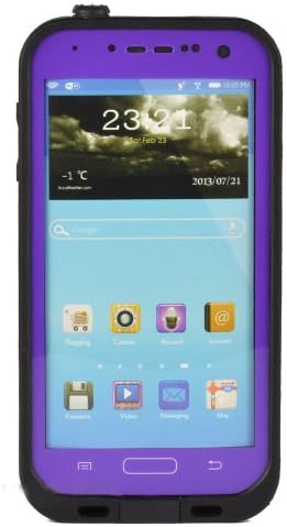 Redpepper case Waterproof Dirtproof Snowproof Shockproof Case for Samsung Galaxy S4 (Purple)
