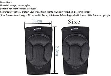 WQQ WEST BIKING?1 Pair Kneepad Warm Knee Protector Sports Tendon Training Elastic Knee Brace Supports Kneepad , Black