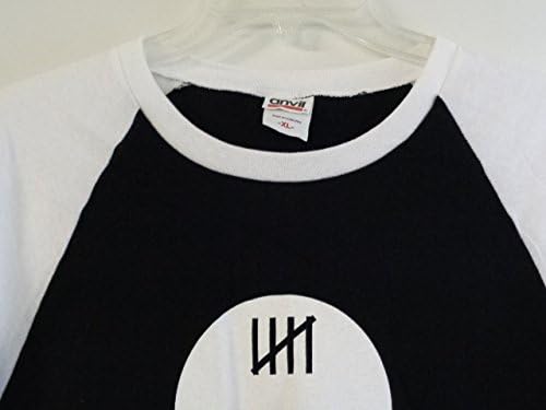 Five Seconds of Summer 5 SOS T-shirt Baseball Raglan XL Black White