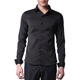 Doublju Mens Casual Long Sleeve Shirt (S108Z)