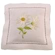 Floral Motif hand embroidered refillable linen French lavender sachet