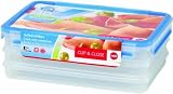 Produkt-Bild: EMSA 508556 Gesunde Frische, Frischhaltedose Clip & Close 3 x 1 Liter Aufschnittbox