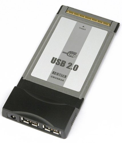 I-O DATA CBUSB2A CardBus対応 USB 2.0 インターフェイスPCカード