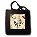 Lee Hiller Designs 50s Retro Print - Atomic Bowling - Tote Bags