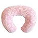Baby : Boppy Bare Naked with Miracle Middle and Posies Fleece Slipcover - Pink/Cream