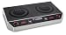 Cooktek Magnawave MC2502S 200-240V 2 Burner Free Standing Side by Side Double Hob Cooktop