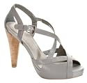 Sandalette von Chillany aus Ziegenleder - Mittelgrau 1B Ware