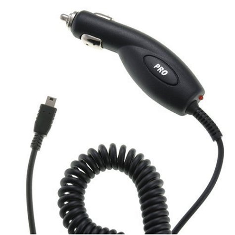 Premium Vehicle Power Charger for Motorola RAZR V3, KRZR, SLVR, PEBL, and Q Phone