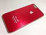 <GTS>IPhone6PLUS アルミハードケース 5.5inch レッド×ゴールド スティーブジョブスモデル IPhone6プラス Steve Jobs model 椎名恵