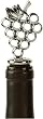 Chrome Grapes Bottle Stopper - Love of Wine
