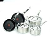 Tefal Jamie Oliver 5 Piece Stainless Steel Pan Set