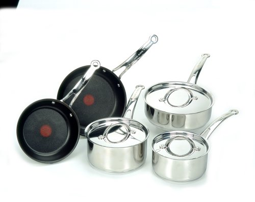 Tefal Jamie Oliver 5 Piece Stainless Steel Pan Set