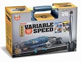 Gyros 40-10470 PowerPro Variable Speed Rotary Tool Kit - 85 Accessories Included