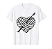 I Love Crochet T-Shirt by Crochet. Yarn. Love.