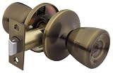Yale Security Barricade Tulip Passage Knob, Antique Brass #100RT-C5-4