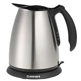 Remanufactured Cuisinart CJK-17BC Cordless Electric Jug Kettle, Brushed Stainless Steel