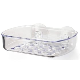 BlissHome, Interdesign, Suction Soap Dish, Clear
