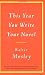 This Year You Write Your Novel