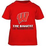 Wisconsin Badgers Cardinal Toddler Biggest Little Fan T-shirt