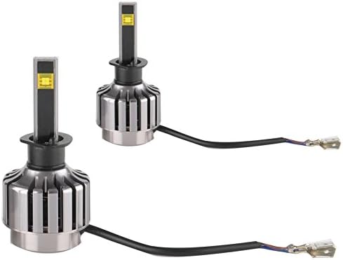 SUPERLT LED Headlight Bulbs Ultra Bright 30W 120LM/W IP67 6000K-7000K Color Pack of 2 (H1)