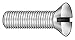 M8-1.25 x 20 mm. Flat Head Slotted Machine Screw, 100 pk.