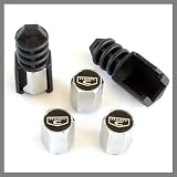 Chrysler 300 HEMI C Logo Anti Theft Tire Stem Valve Caps