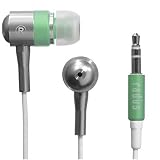 Radius Tru-Tune Ultra-light Aluminum Earbuds W/ Noise Isolation, iPhone Compatible - Matches 3G green nano(Designed in Japan)